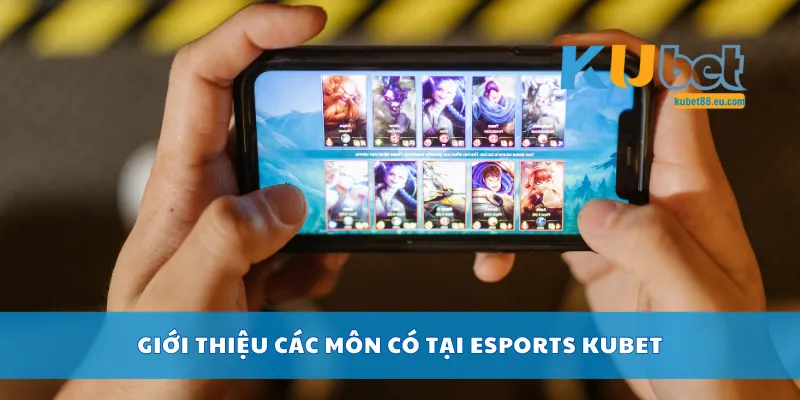 Giới thiệu các môn có tại Esports Kubet